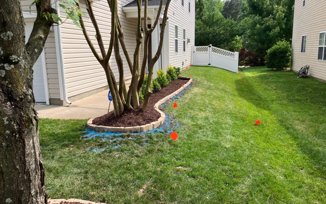 Landscaping Update  With Stone Edging